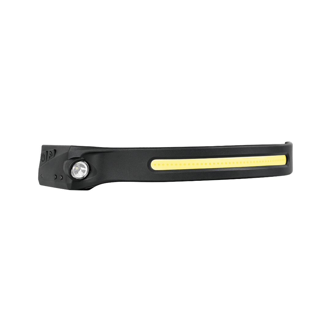 Rechargeable LED headlamp - 5W COB + 3W LED - USB-C