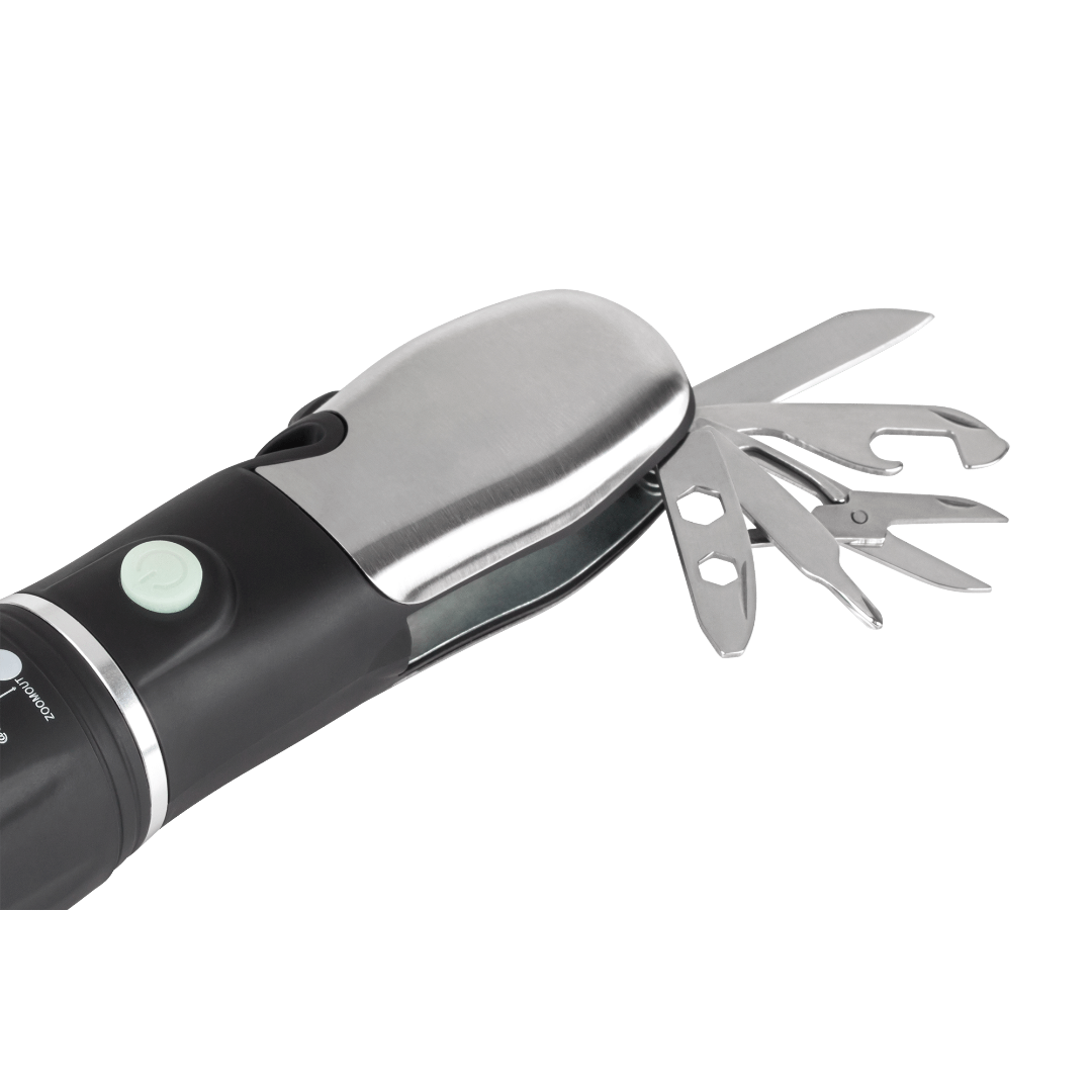 Flashlight + multi-tool - 120 lumens - Battery-powered