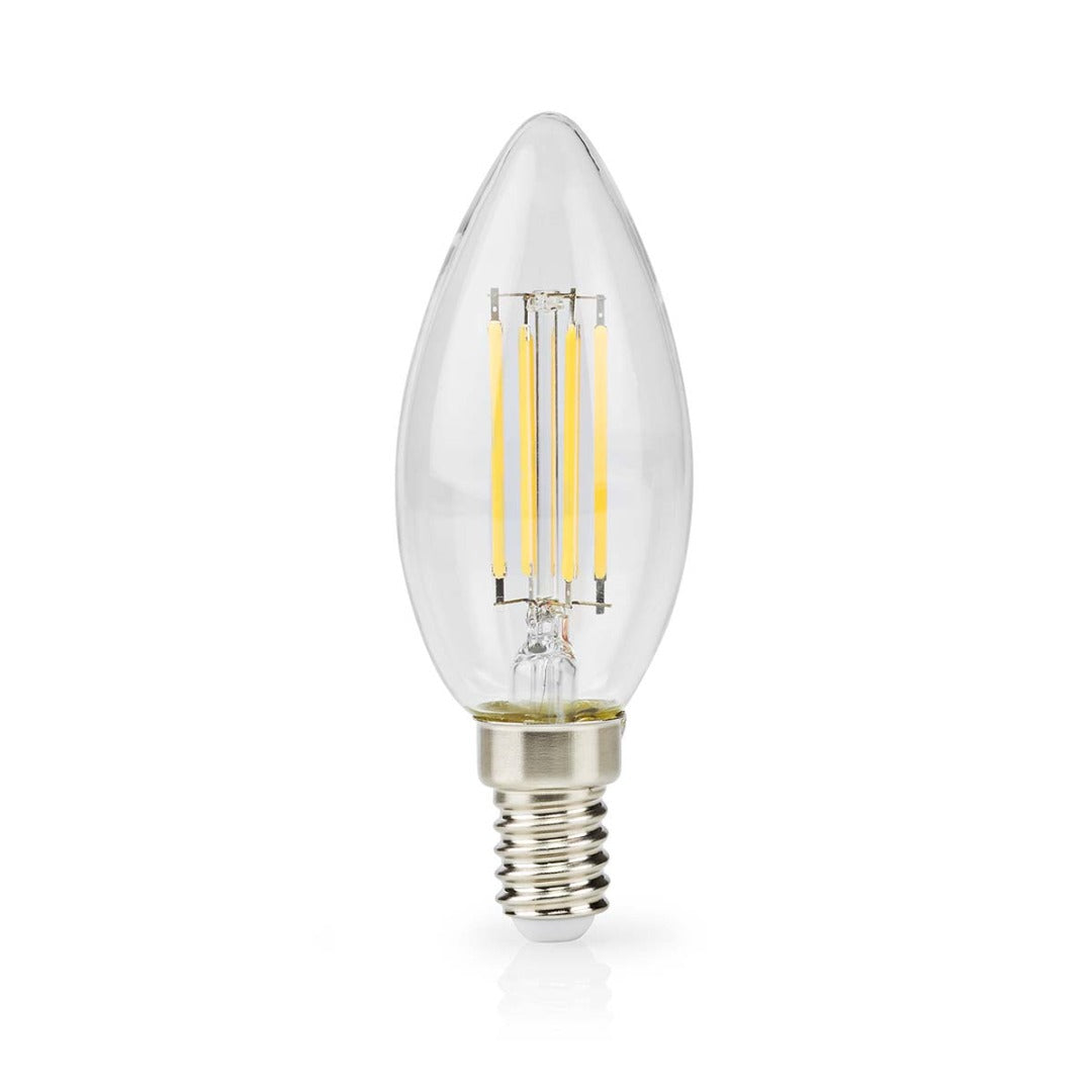 Ampoule LED à filament E14 - Dimmable - Blanc chaud - 4,5 W
