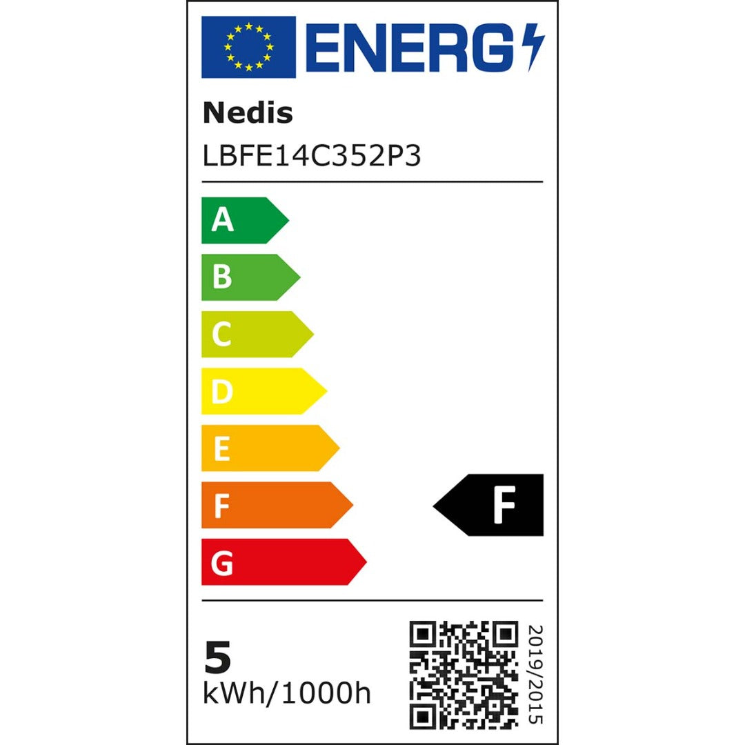 Ampoule LED à filament E14 - Dimmable - Blanc chaud - 4,5 W