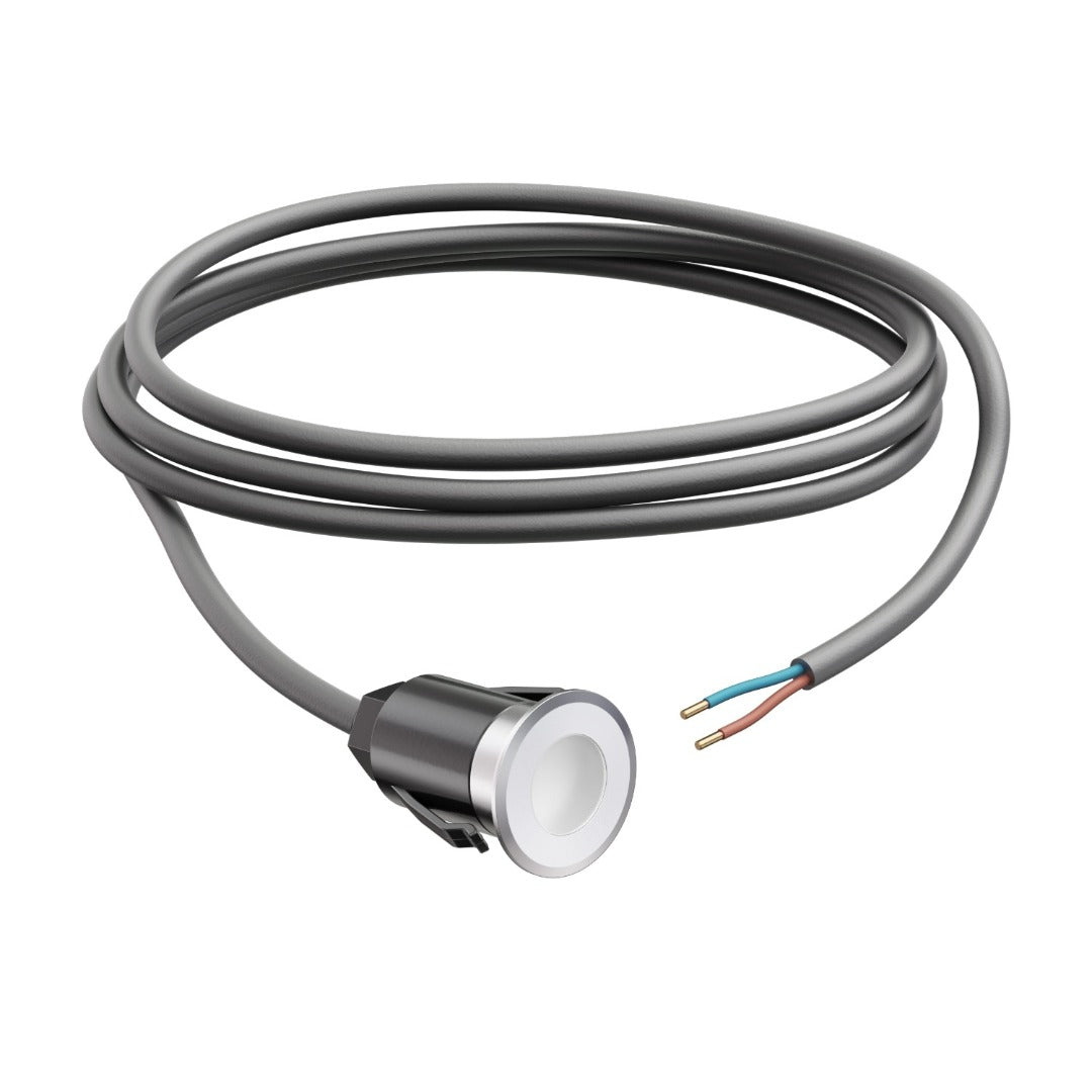 230V LED terrasverlichting - 33mm - 1.5 Watt - Warm wit