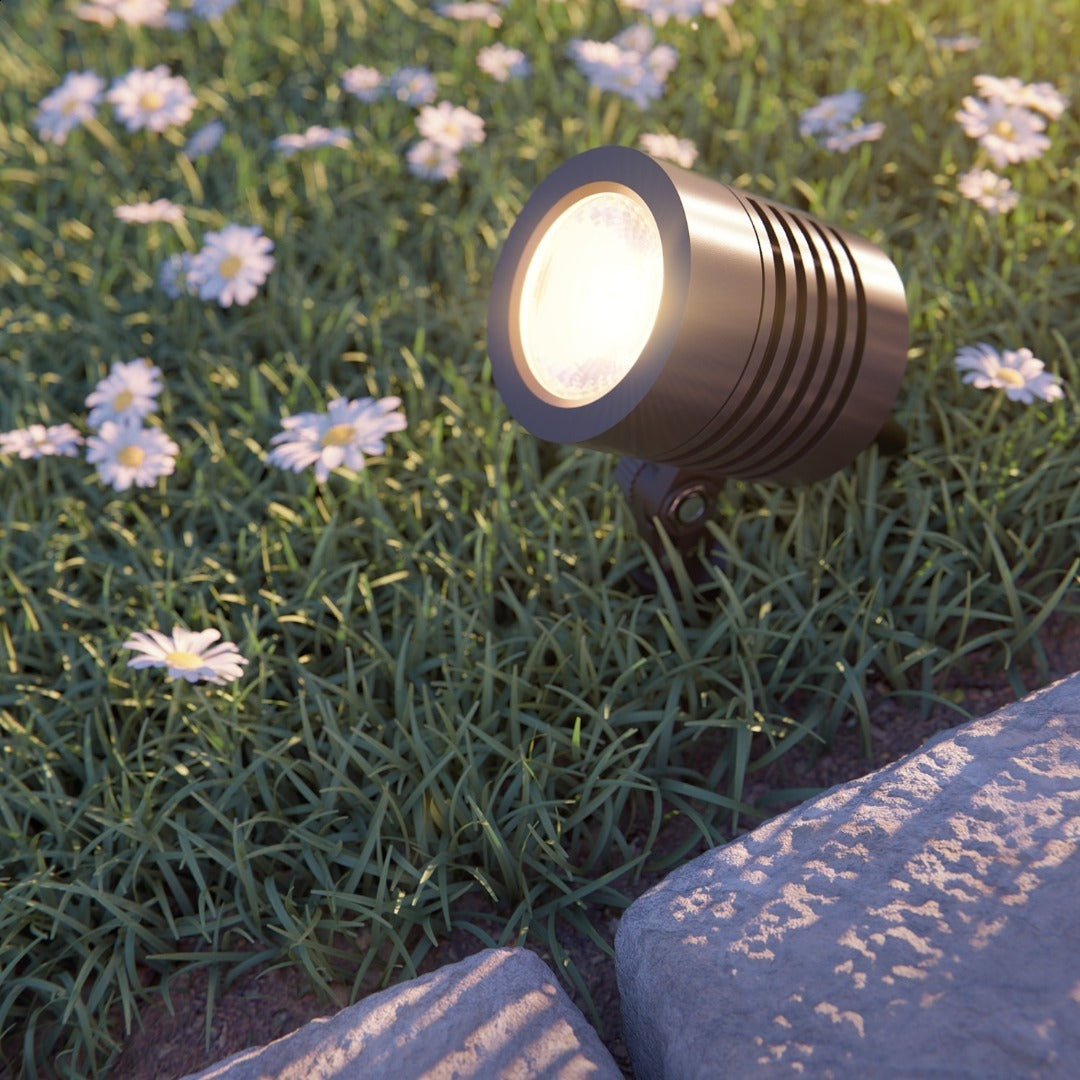 230V ground spot - With plug - Cold white - 4W - 188mm