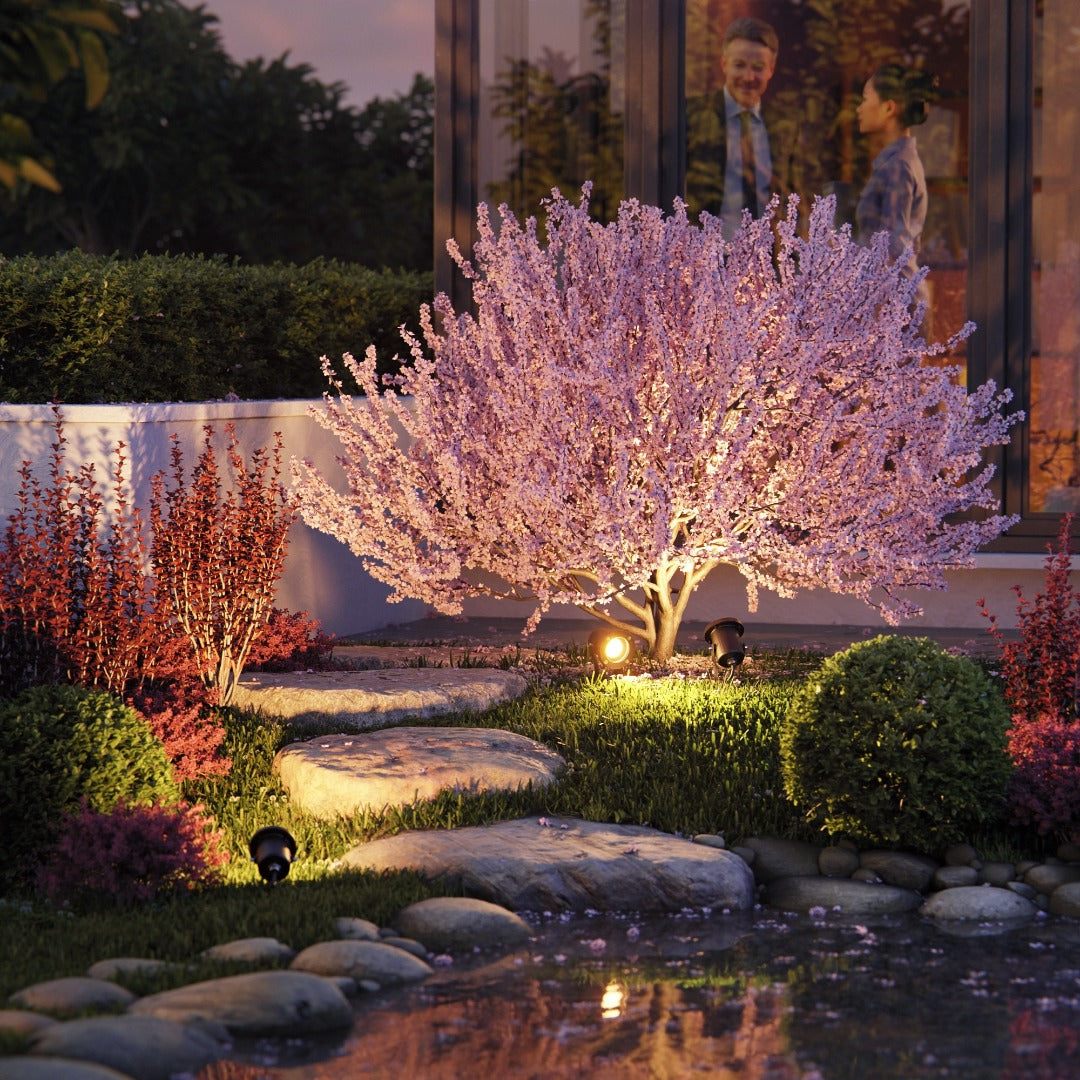 230V garden spotlight - GU10 fitting - Adjustable - With plug and pin