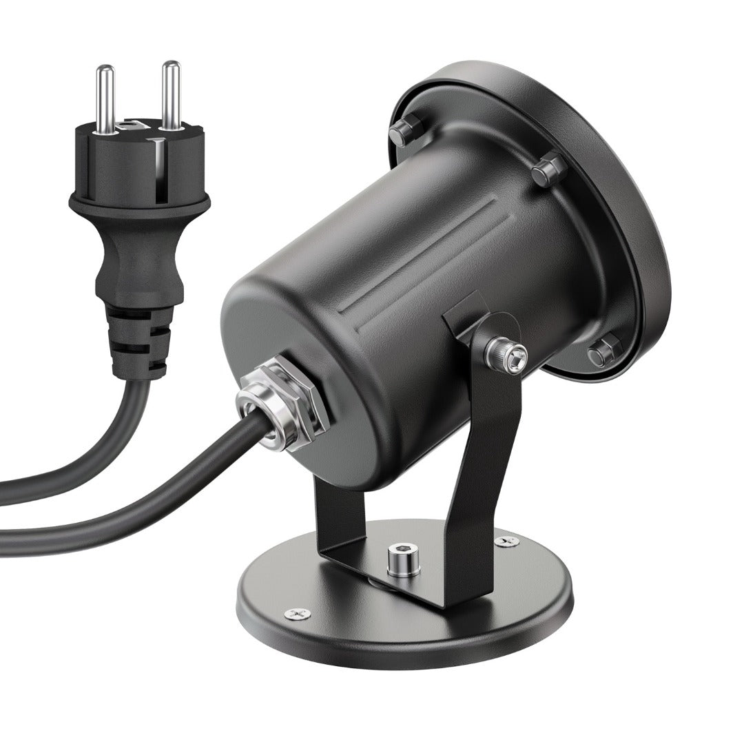 230V garden spotlight - GU10 fitting - Adjustable - With plug and pin
