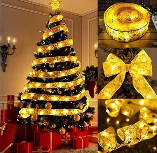 LED decorative ribbon - 10 meters - 100 LEDs - Battery operated