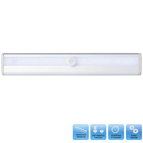 LED kast verlichting 19cm - warm wit - Sensor - OPLAADBAAR - ALLEEN PIR