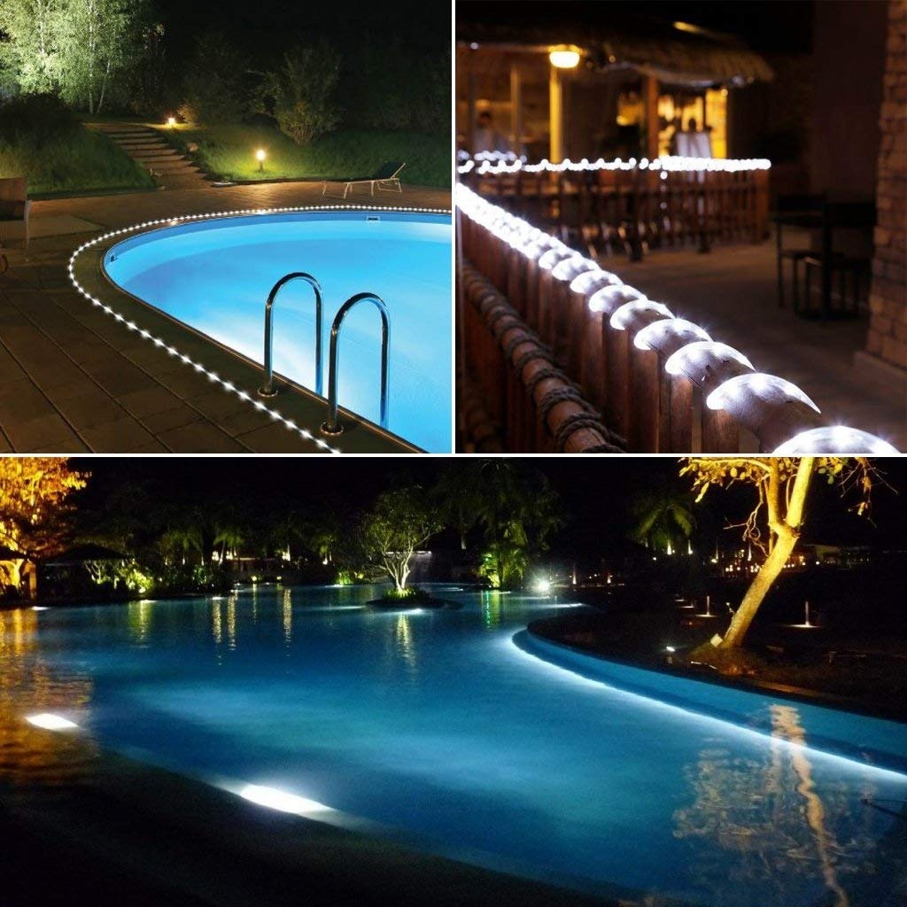 Guirlande lumineuse LED - 10 m - Étanche - 8 positions - RGB