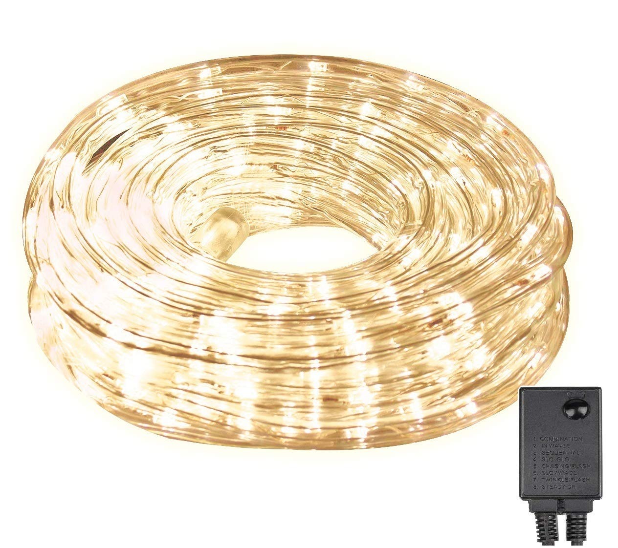 LED lichtslang - 10m - Waterproof - 8 standen - warm wit