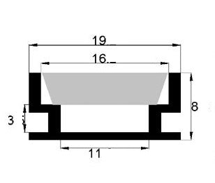 LED Profiel 3 meter - vloer / beloopbaar