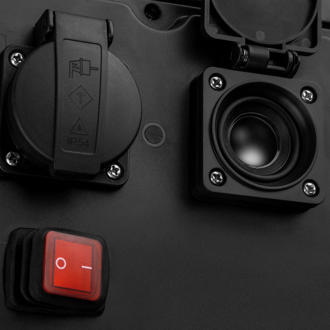 Projecteur LED - IP54 - 2400 lumens - blanc froid + haut-parleur Bluetooth