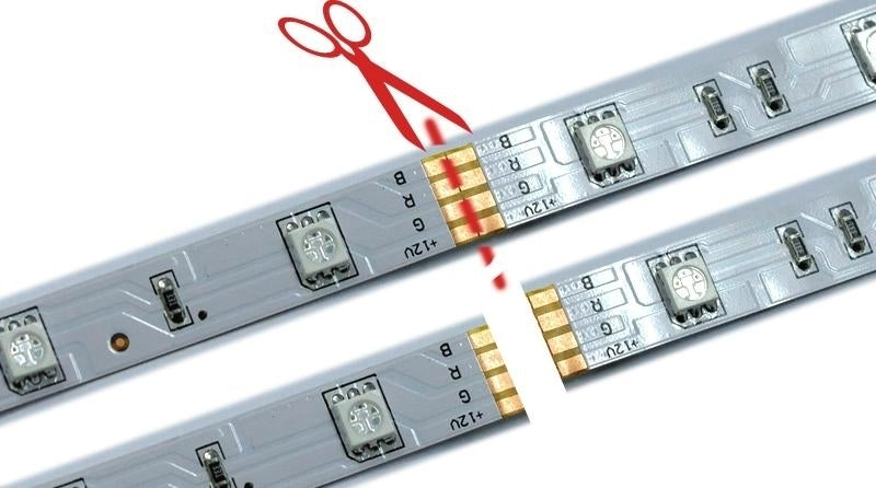 LED strip replacement connector cable 10cm RGB