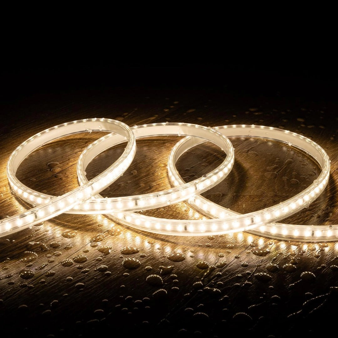 LED strip DIMBAAR - IP65 - Warm Wit - per meter  - 220V