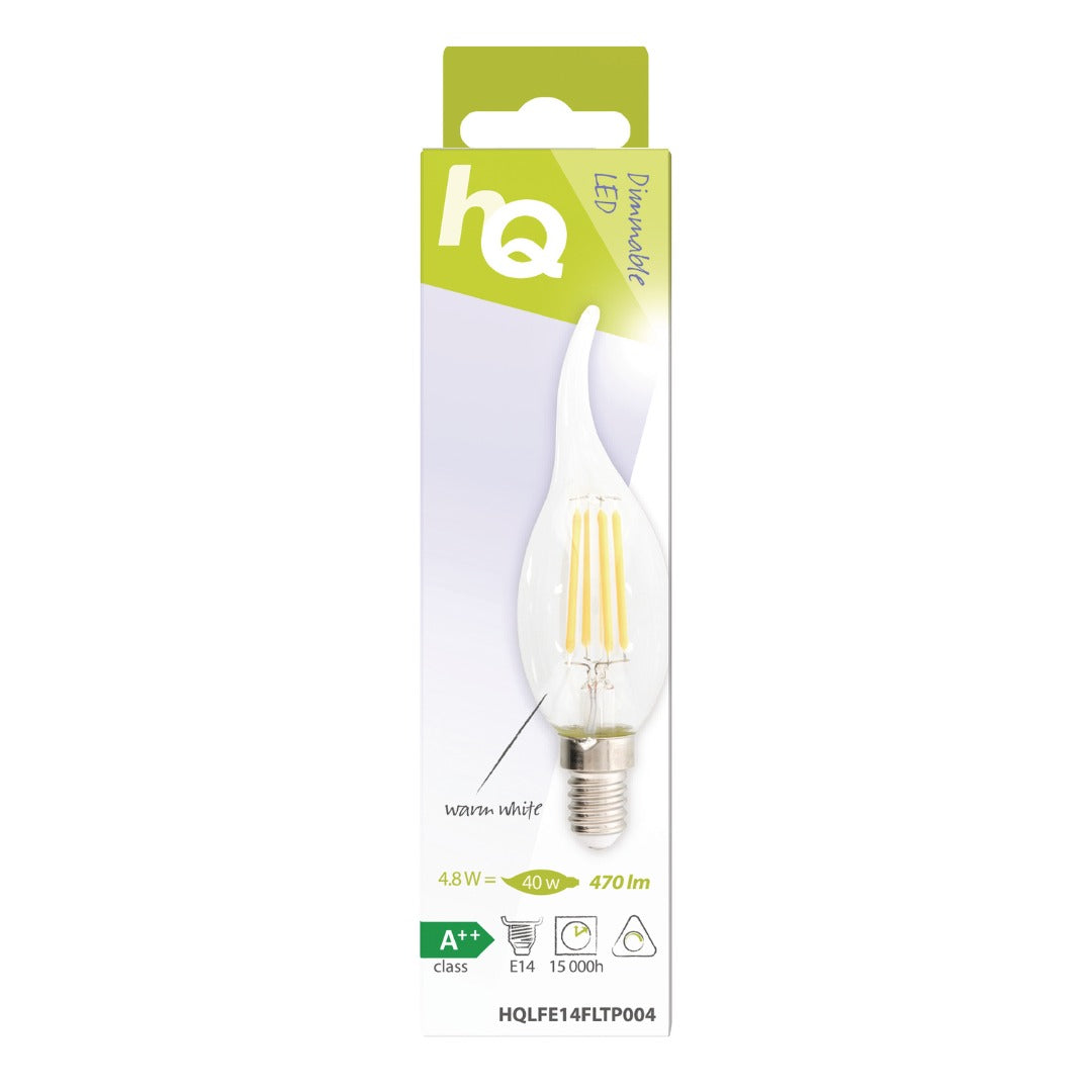 LED Vintage Filament E14 - Kaars - 4.8 W - 470 lm - 2700K