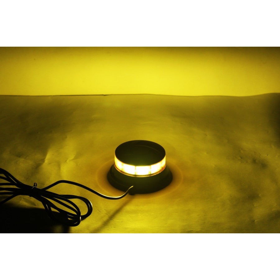 LED Beacon / Roof Flasher - 30 LEDs - R10 / R65 - Orange - magnetic