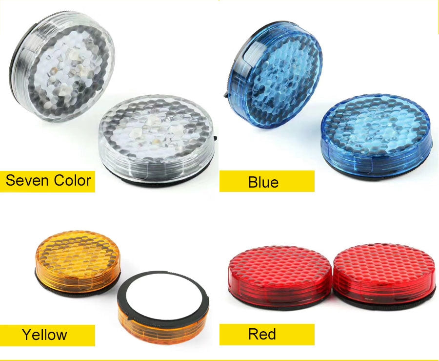 Car Door LED Warning Light - Set of 2 - Red