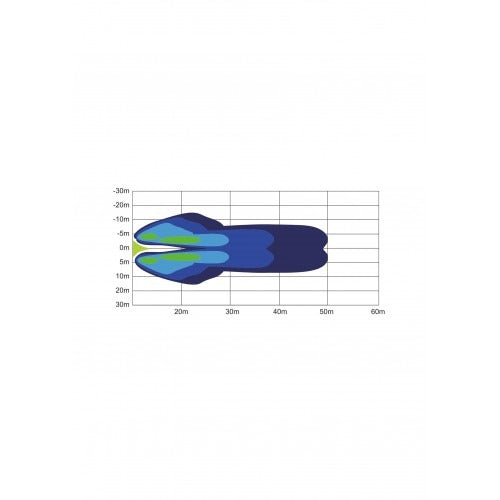 Spot LED - 9 LED - 25 watts - Cube - Lot de 2