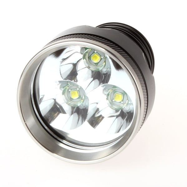 3x XML-T6 4000 Lumens Flashlight 22.4 CM