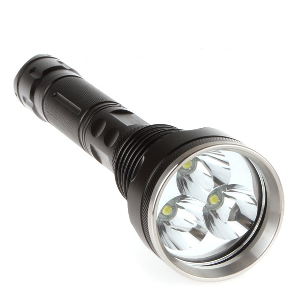 3x XML-T6 4000 Lumens Flashlight 22.4 CM