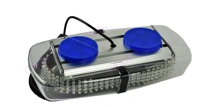 Feu clignotant orange pour toit, 24 LED, fixation magnétique