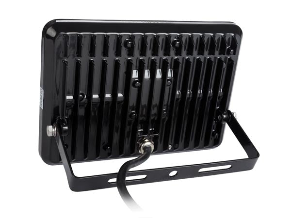 Projecteur LED 50 W - Blanc chaud - IP65 - Design noir