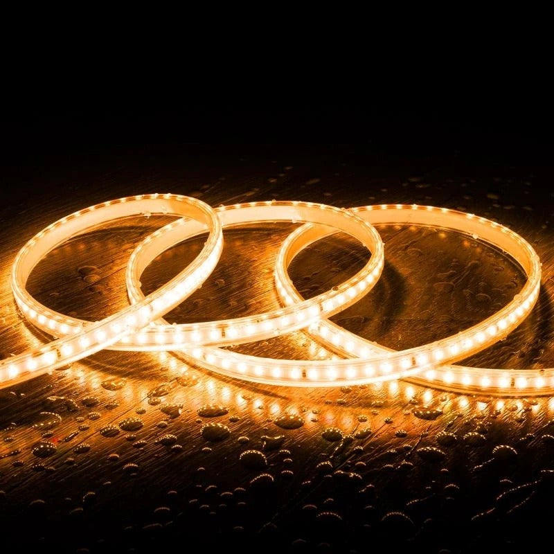 LED strip DIMBAAR - IP65 - Extra Warm Wit - per meter  - 220V