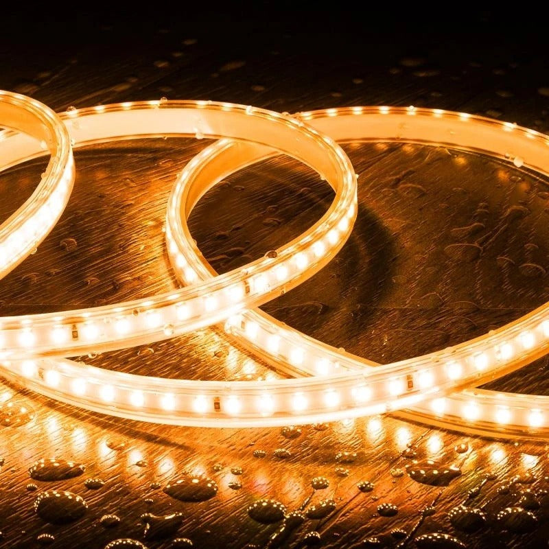 LED strip DIMBAAR - IP65 - Extra Warm Wit - per meter  - 220V