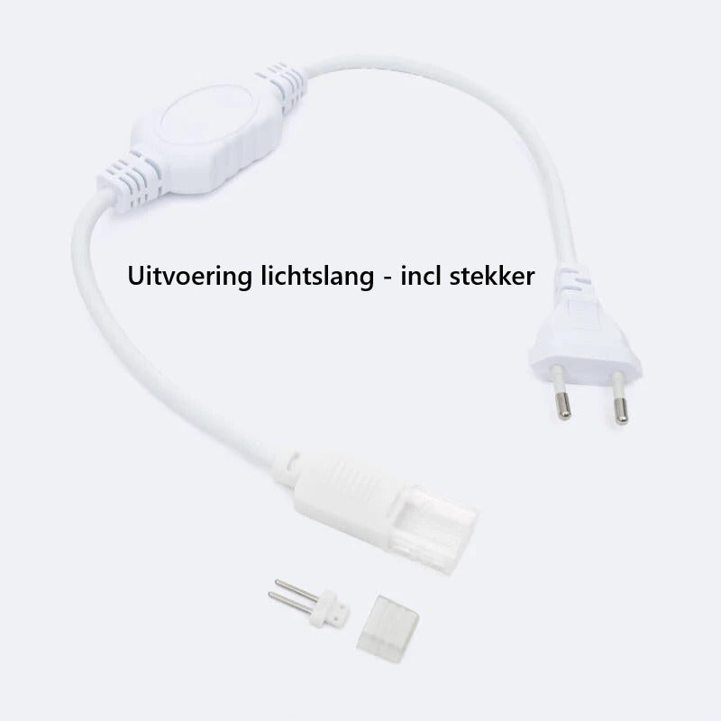 LED strip DIMBAAR - IP65 - Koud Wit - per meter  - 220V