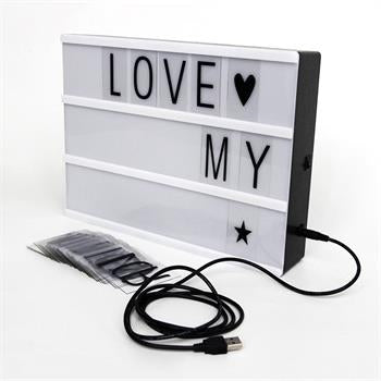 Lightbox LED A4 White including Adapter