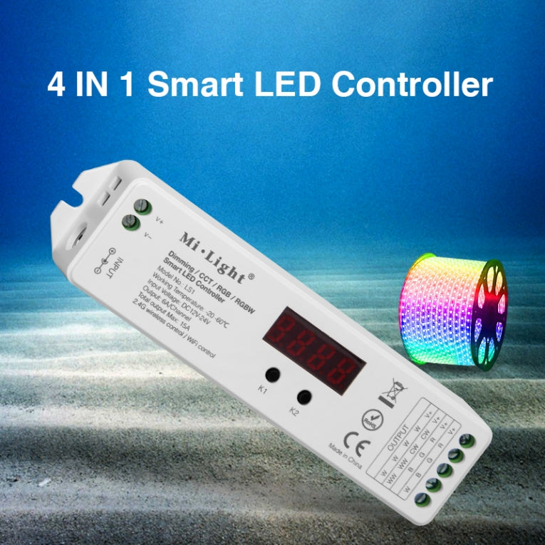 Récepteur intelligent 99 zones 4-en-1 2,4 GHz LED - LS1 Mi-light 2.0