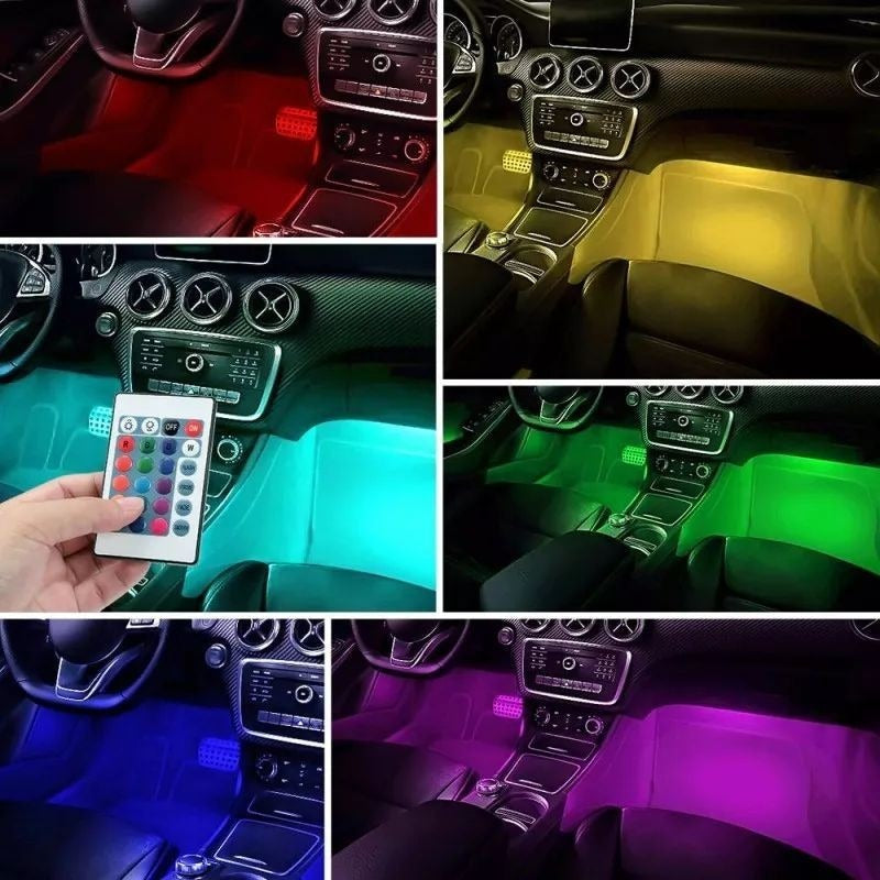 Kit d'éclairage RGB - intérieur de voiture - Étanche