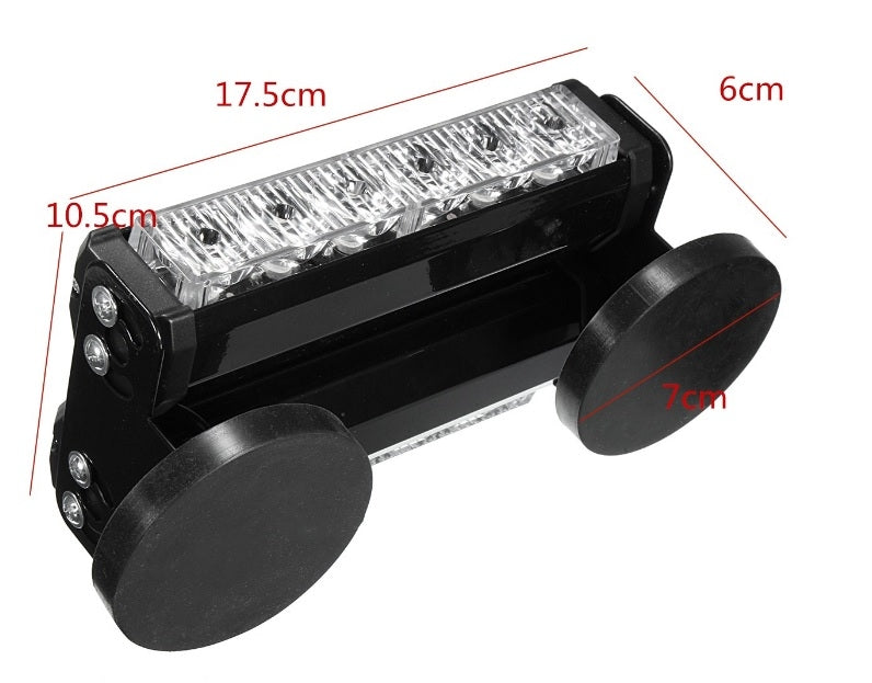 LED bar Dubbelzijdig - 36W - 17cm - Oranje - 12 LED Combo - 12V
