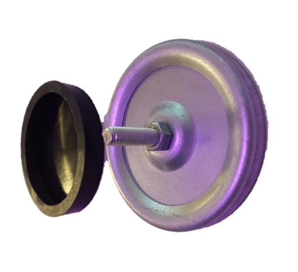 Magnetic feet for, among other things, flashing lights / cameras