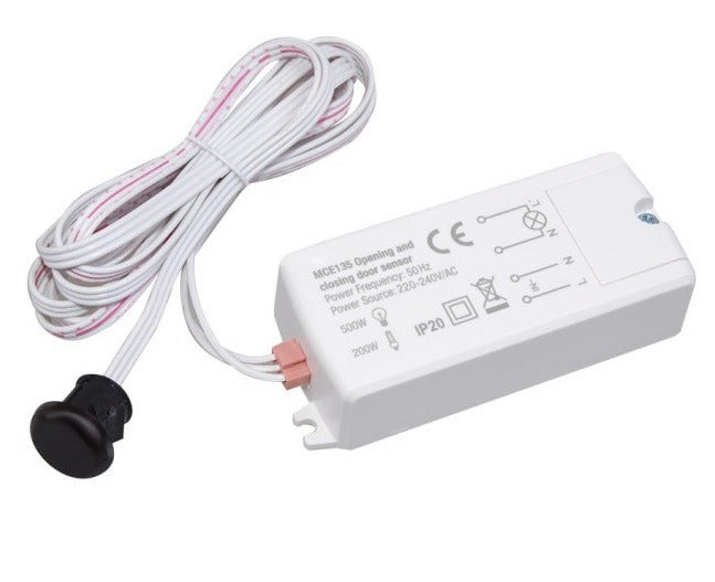 Capteur de porte/placard - portée 5-6 cm - MAX500 W - infrarouge