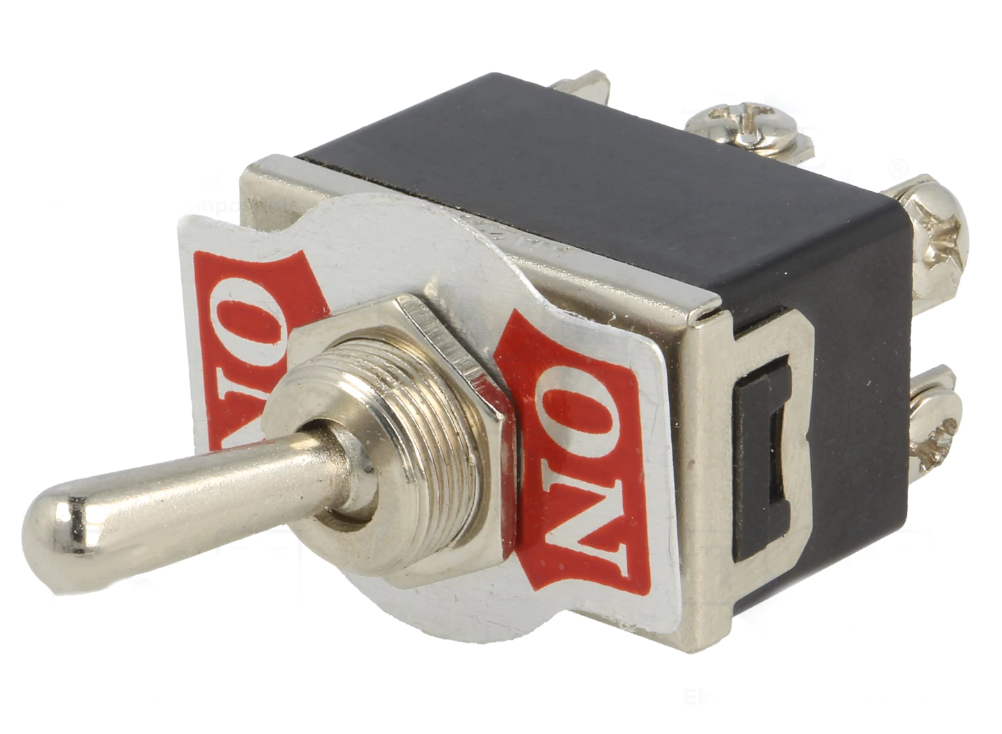 Mechanical toggle switch - ON / ON - 250V
