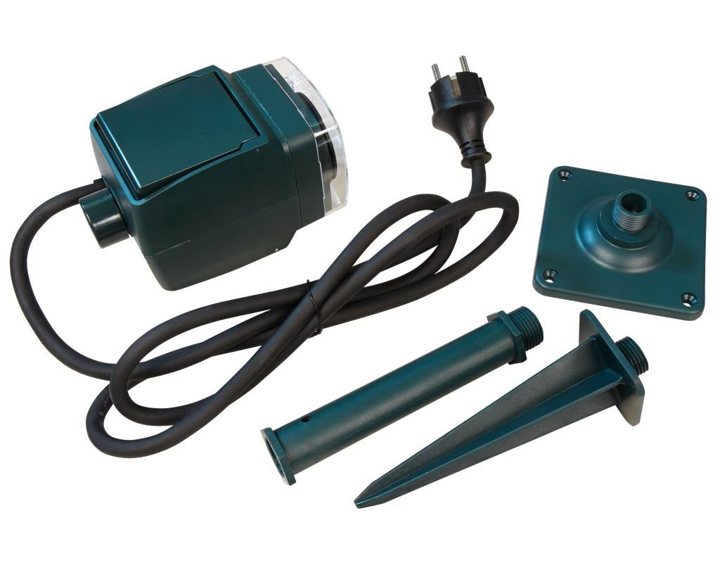 Garden socket - 2-way + timer