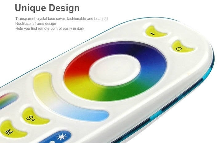 Controller RGB / WW LED afstandsbediening -  RF 2.4G 4-zone