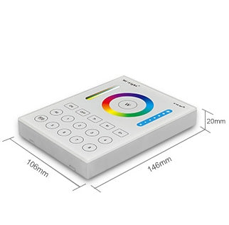 Télécommande intelligente à panneau RGB+CCT 8 zones - B8 Mi-light 2.0