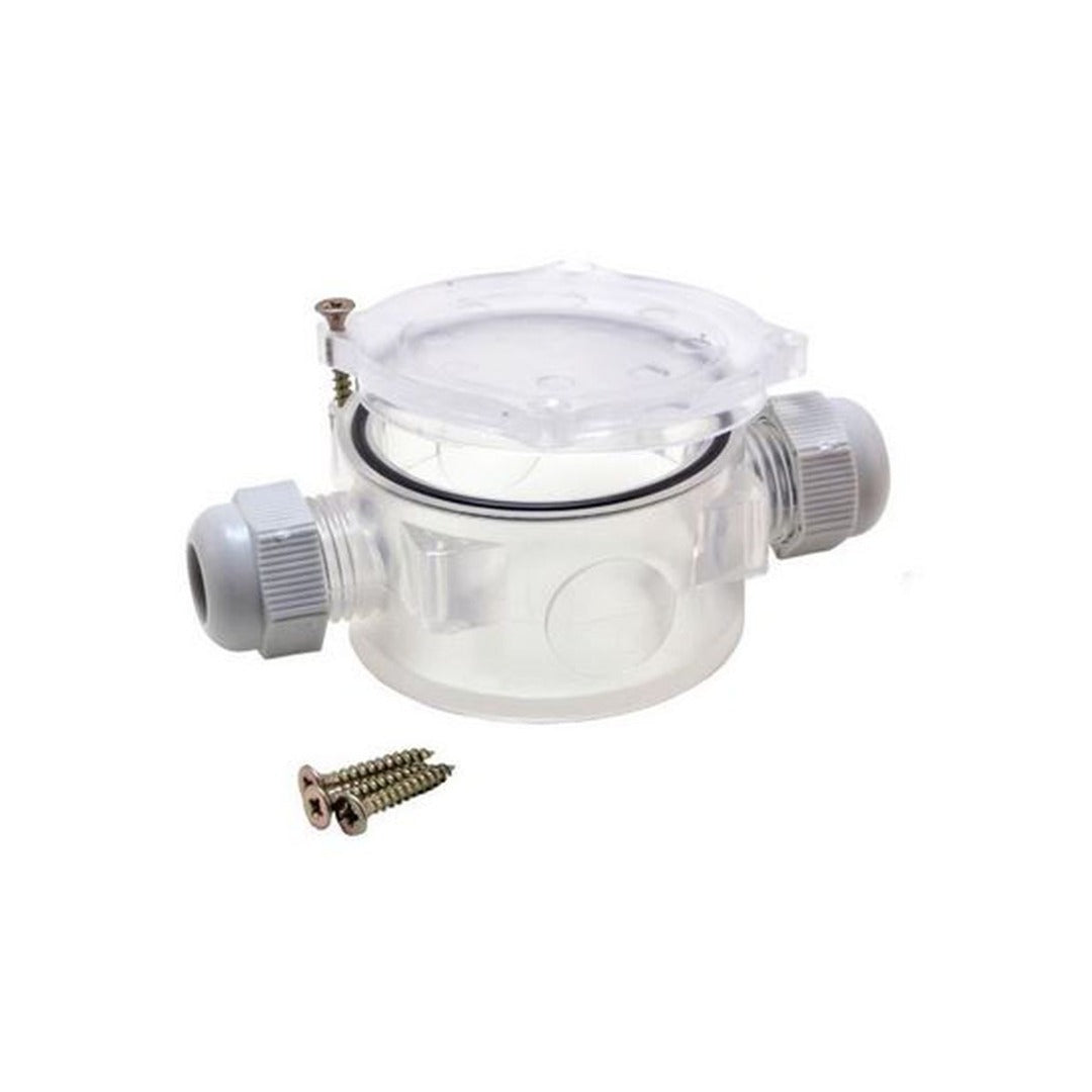 Waterproof junction box - 2-way - IP68 - Transparent