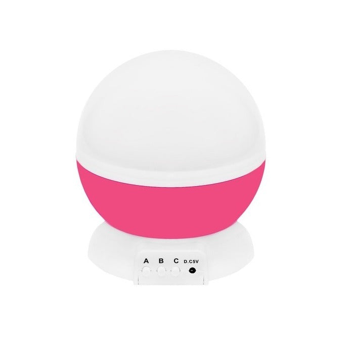 Veilleuse LED avec projecteur - Rose