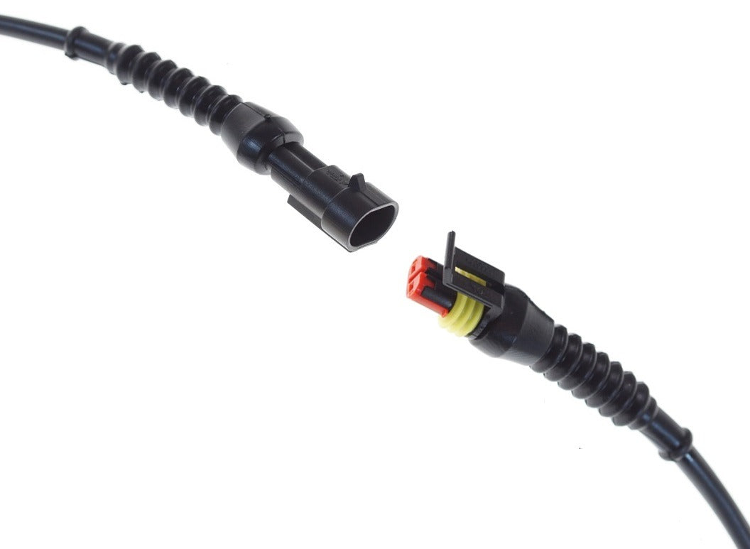 IP67 connector set - 20cm cable - 12 to 24 Volt - 2 pin superseal