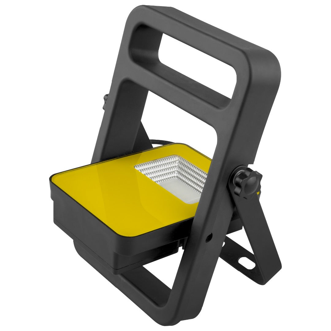 Rechargeable LED spotlight - IP44 - 700 lumens - cold white + power bank