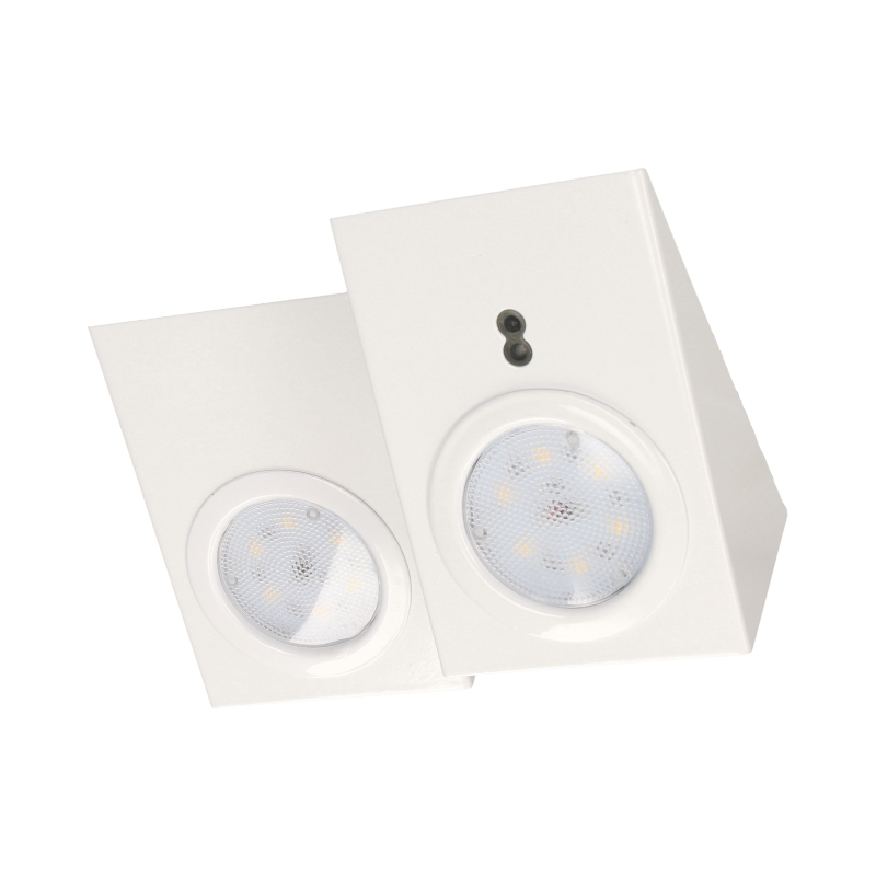 LED under-cabinet lighting - Contactless switch - Neutral white - 2 pieces