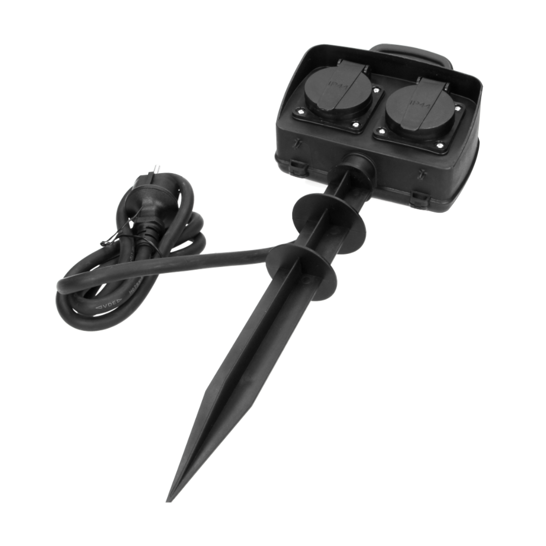 Duo power strip waterproof - 230V - With pin and cable