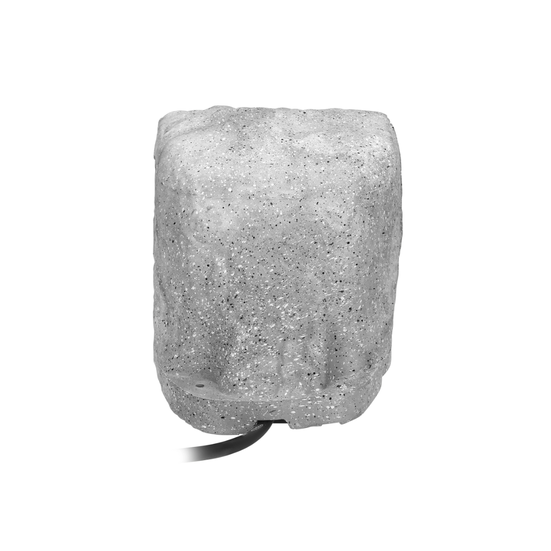 Garden socket - 230V - 4-way - Decorative stone
