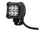 Projecteur LED - 18 W - 10 cm - 4x4 tout-terrain - 6 LED - Blanc 6000 K 12 V/24 V