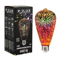 Filament LED-lamp E27 3.5 Watt - ST64 3D Color