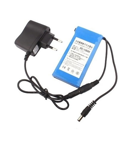 LED strip power bank 12V 6.8A battery + charger - Blue