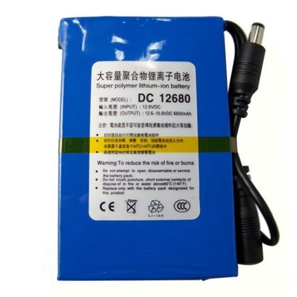 LED strip power bank 12V 6.8A battery + charger - Blue