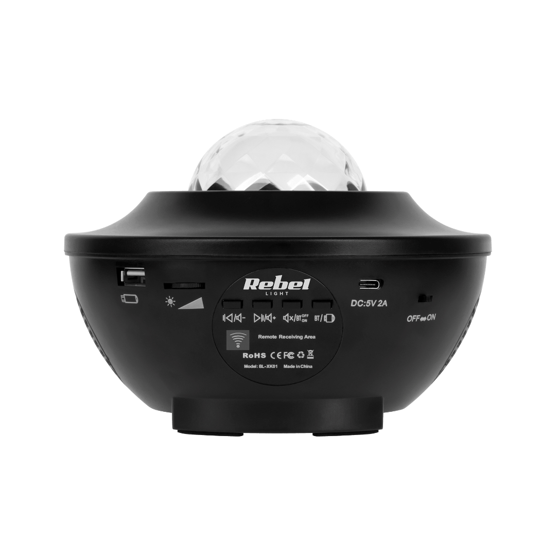 Enceinte projecteur LED - Bluetooth - Rechargeable