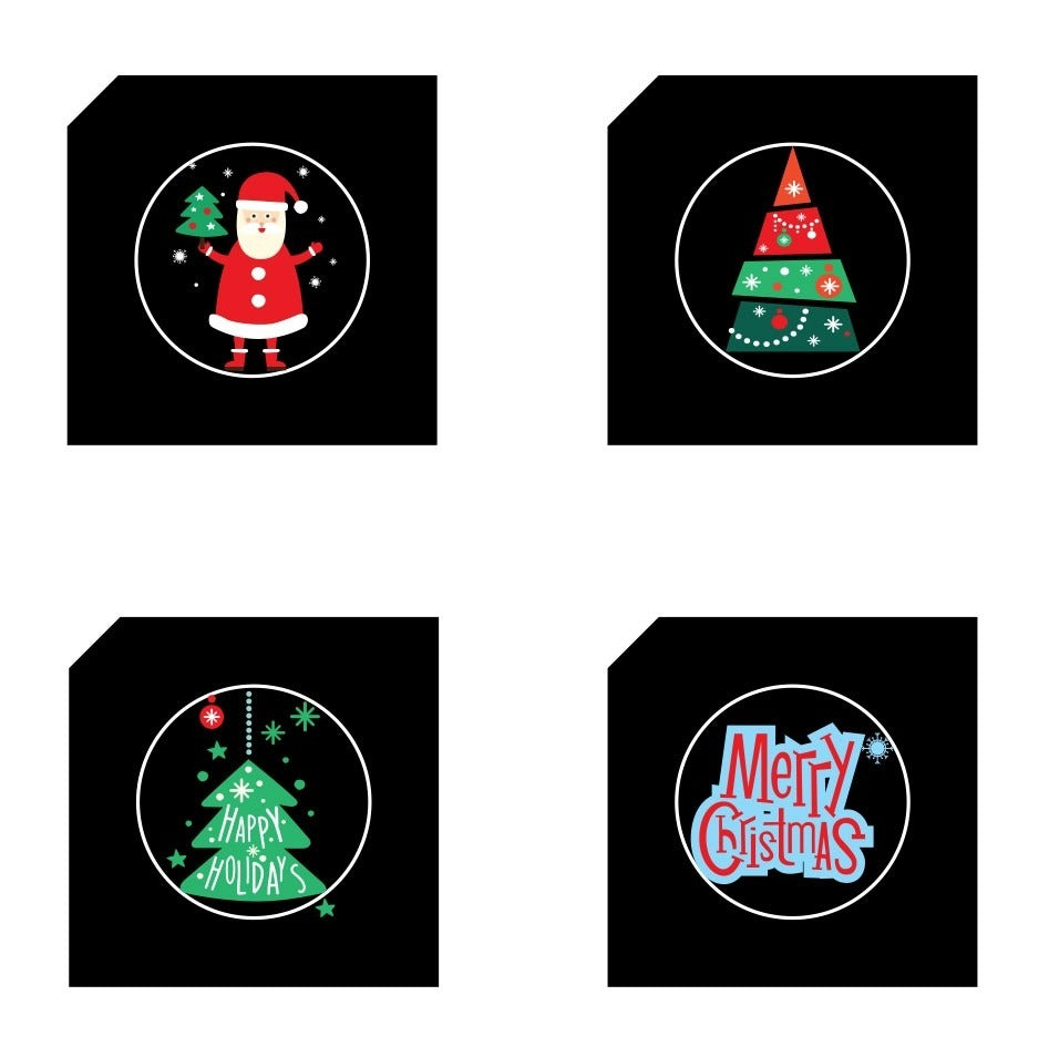 Projecteur d'effets lumineux LED - flocons de neige - Diapositives interchangeables